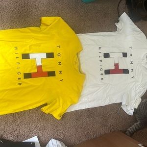 2 Tommy Hilfiger , Both XL . Worn , no stains . Need ironed